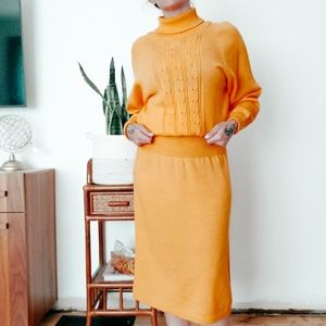 Vintage Jessica turtleneck sweater dress